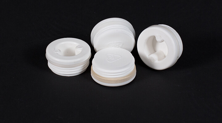 Seal plug R ¾", optionally with PE or rubber seal of food-safe quality